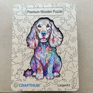 CRAFTHUB | Cocker Spaniel Wooden Puzzle